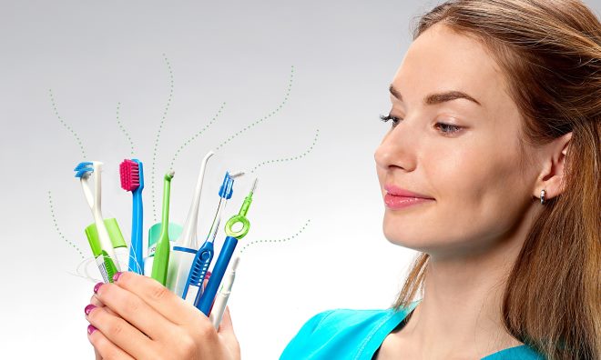 Инструменты для гигиенической чистки зубов